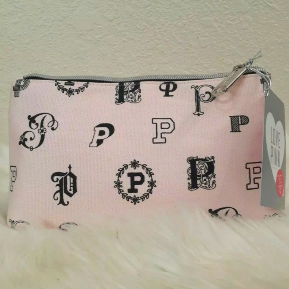 6/$25 Victoria's Secret Pink Make Up Bag
